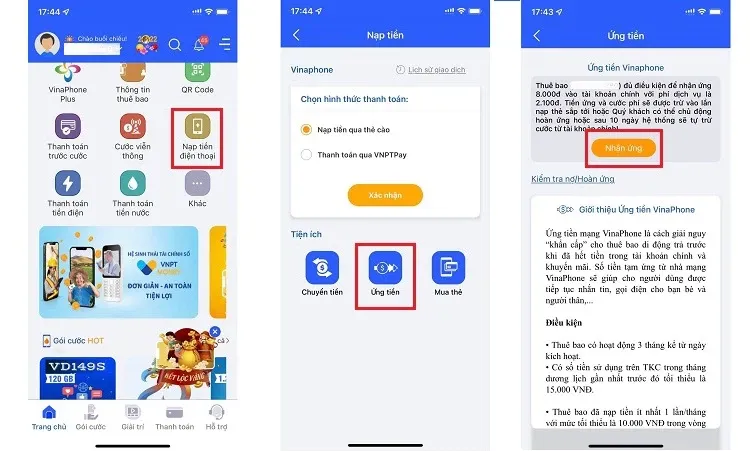 Top 06 cách ứng tiền Vinaphone mới 2023, thành công 100%