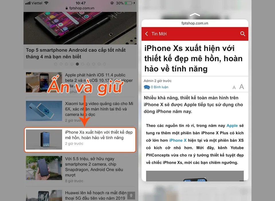 Top 4 mẹo hữu ích khi sử dụng trình duyệt Safari trên iPhone