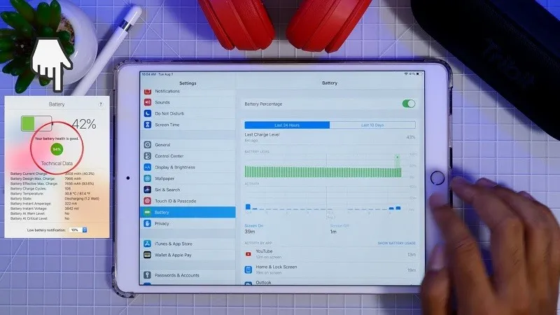 Top 9 mẹo để khắc phục lỗi pin tụt nhanh trên iPad