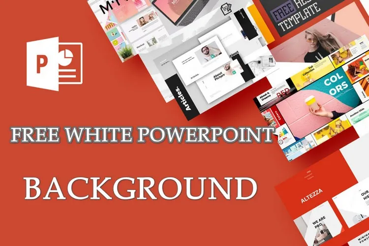 Top hình nền PowerPoint đơn giản màu trắng đẹp nhất 2023