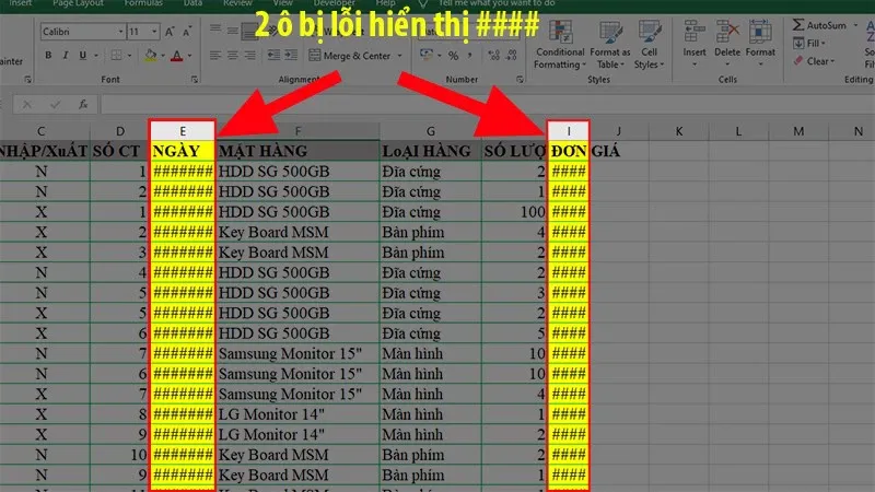 #### trong Excel là lỗi gì? Hướng dẫn cách giải quyết mã lỗi Excel đơn giản nhất