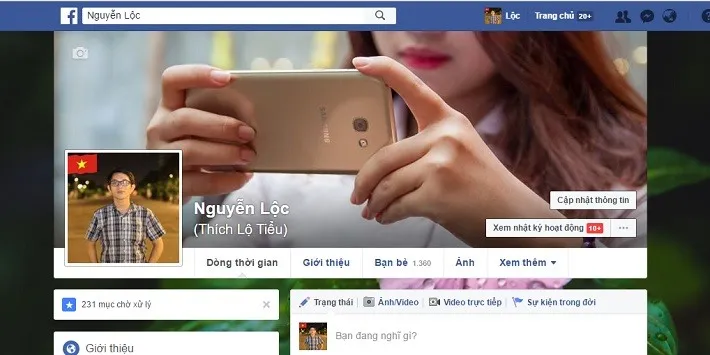 Trùng 3 Bước để biến Facebook của bạn trở nên đẹp hơn