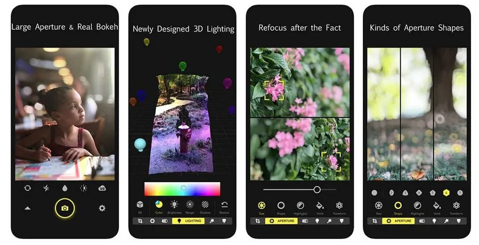 Ứng dụng giúp kiểm soát độ sâu trường trên camera iPhone cũ