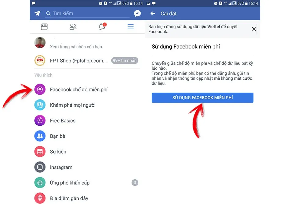 Vài bước đơn giản để “lướt” Facebook thả ga, không mất data với thuê bao Viettel