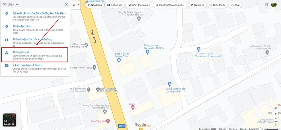 Vài bước đơn giản để xoá một địa điểm trên bản đồ Google Maps