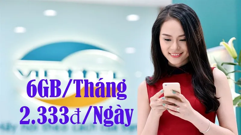 Viettel nâng cấp gói cước DATA OMG: 6GB/tháng, giá cước không đổi