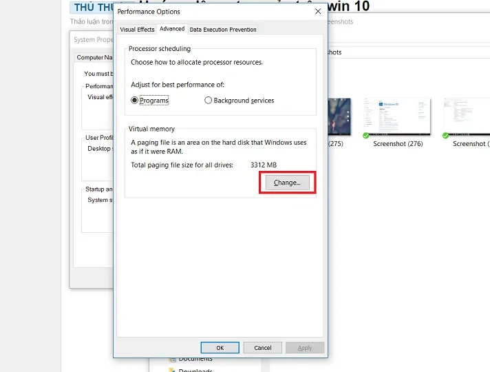 Virtual memory là gì? Hướng dẫn set RAM ảo cho máy tính Windows 10