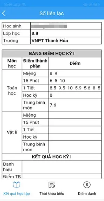 Vnedu.vn Tra cứu điểm | Cách xem kết quả học tập của học sinh mới nhất 2024