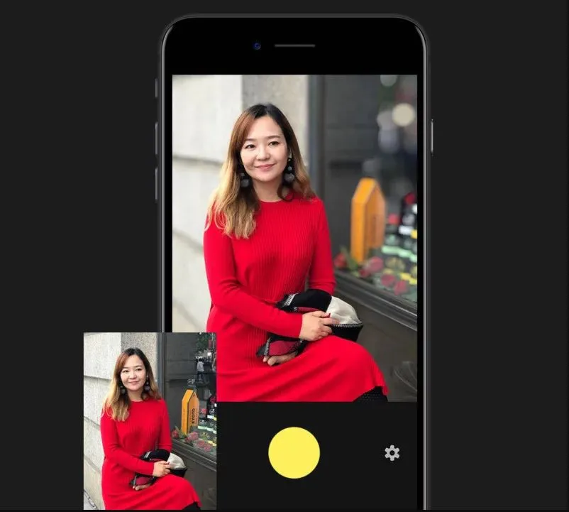 Với ứng dụng này, camera iPhone 7 Plus cũng có thể xoá phông đẹp như iPhone X