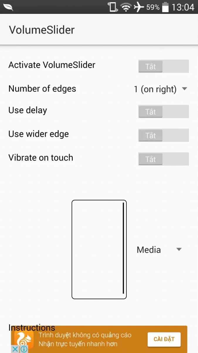 VolumeSlider: Chỉnh volume trên Android ở mọi nơi