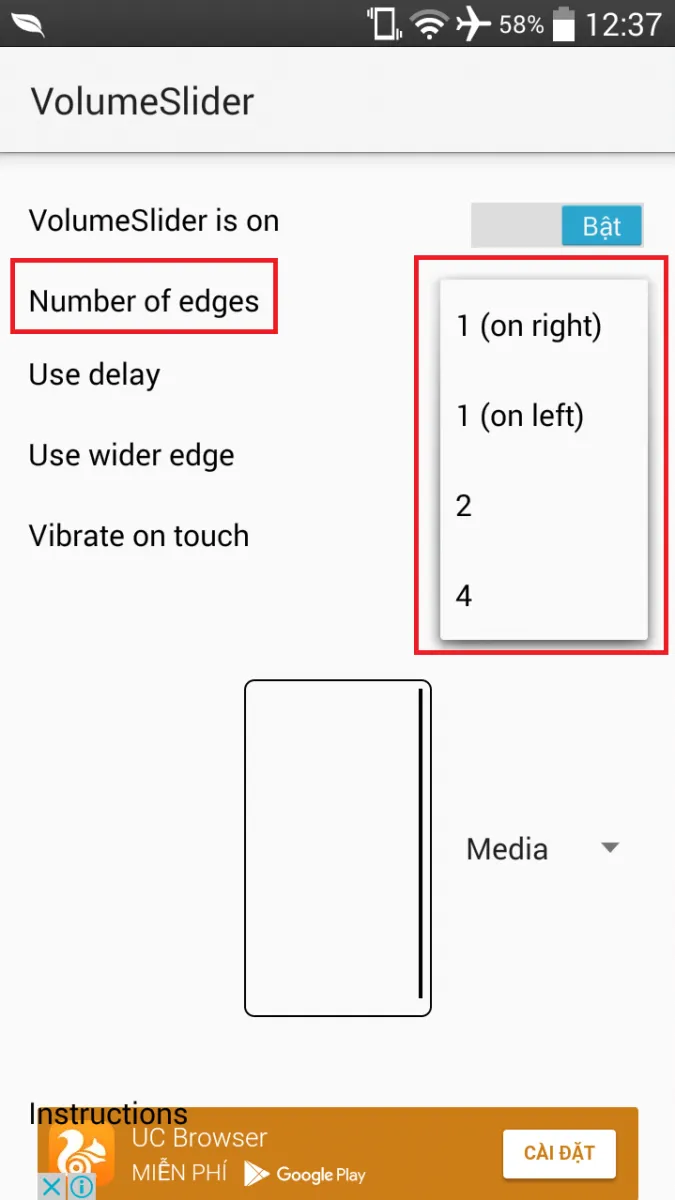 VolumeSlider: Chỉnh volume trên Android ở mọi nơi