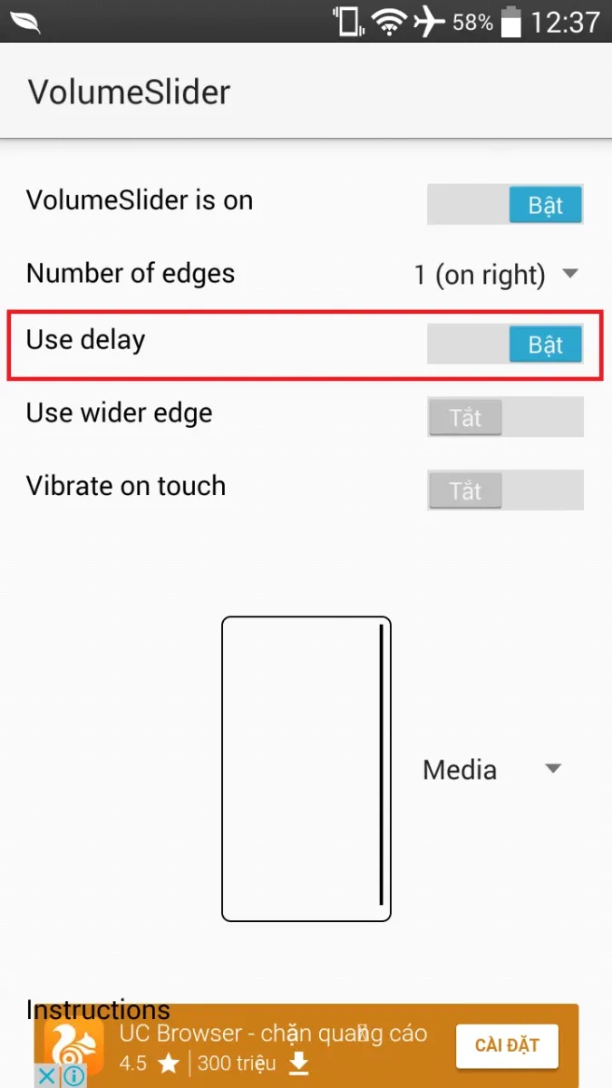 VolumeSlider: Chỉnh volume trên Android ở mọi nơi