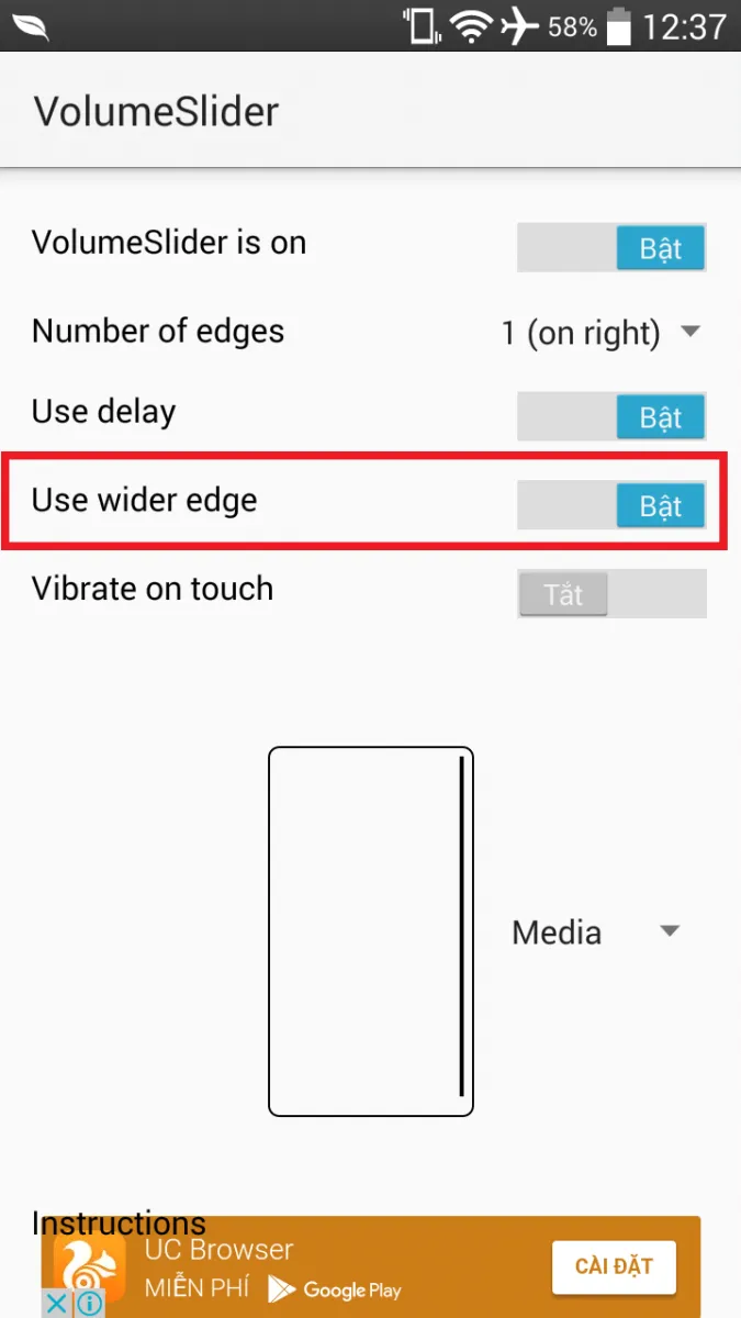 VolumeSlider: Chỉnh volume trên Android ở mọi nơi