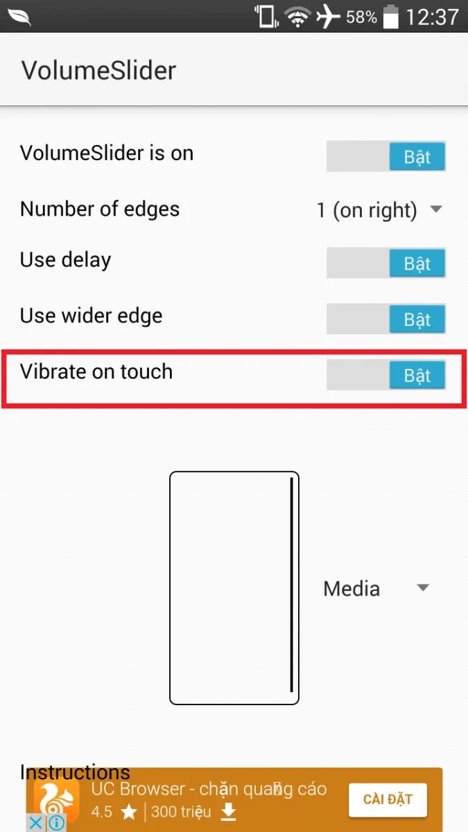 VolumeSlider: Chỉnh volume trên Android ở mọi nơi