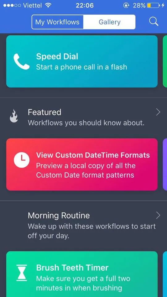 Workflow: Tự động hóa trên iOS chỉ với 1 phím tắt