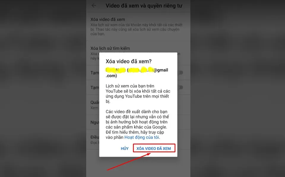 Xóa lịch sử YouTube trên máy tính hoặc điện thoại nhanh chóng