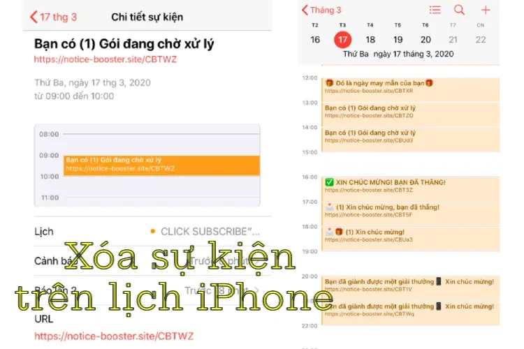 Xóa sự kiện trên lịch iPhone bằng cách nào?