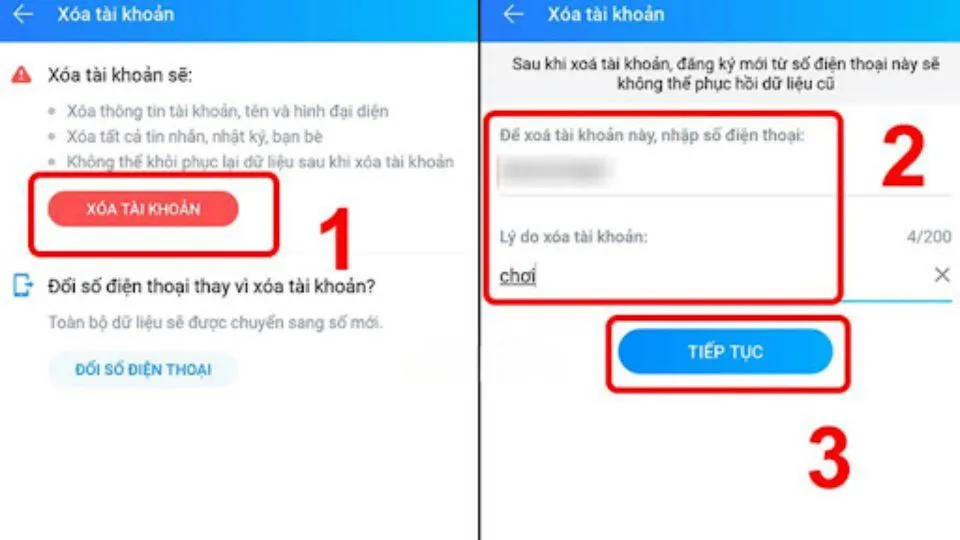 Xóa tài khoản Zalo người khác có biết không? Hướng dẫn xóa tài khoản Zalo vĩnh viễn